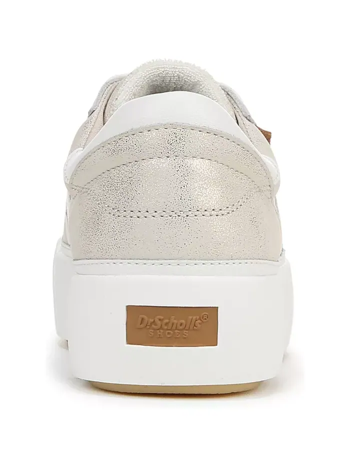 Женские платформенные кроссовки Young And Free на шнуровке Dr. Scholl's — изображение 3 из 5, светлый золотистый