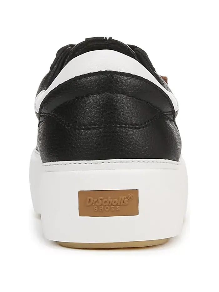 Женские платформенные кроссовки Young And Free на шнуровке Dr. Scholl's — изображение 3 из 5, черный/белый