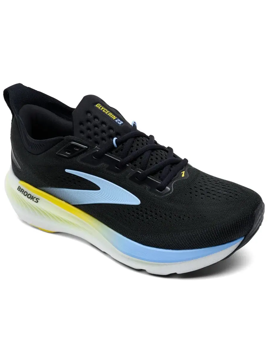 Кроссовки беговые Glycerin 23 Brooks — изображение 1 из 6, черный желтый синий