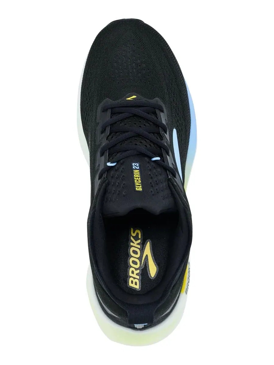 Кроссовки беговые Glycerin 23 Brooks — изображение 3 из 6, черный желтый синий