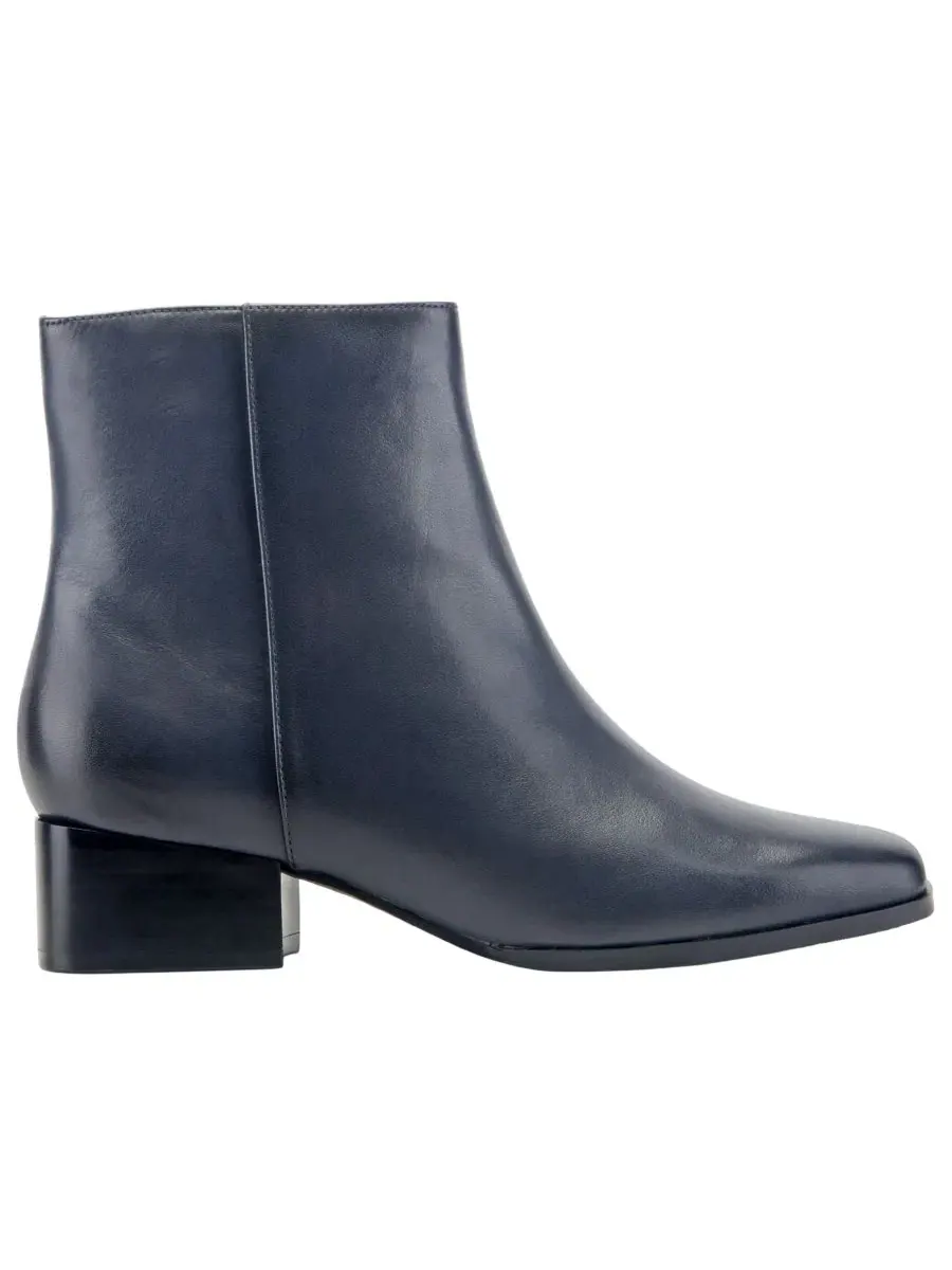 Ботинки-челси Sidney eFlex Leather Square Toe Dress Booties Easy Spirit — изображение 2 из 5, темно-синий