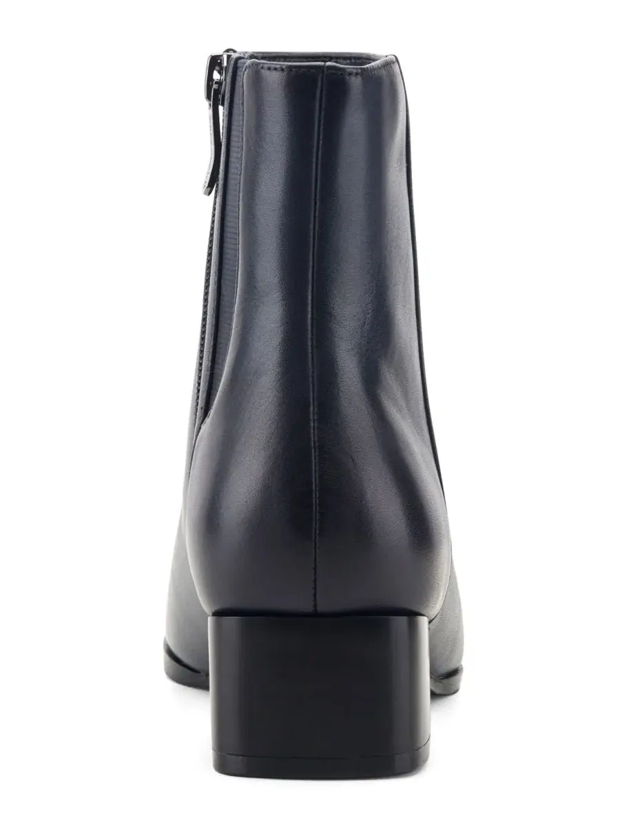 Ботинки-челси Sidney eFlex Leather Square Toe Dress Booties Easy Spirit — изображение 3 из 5, темно-синий