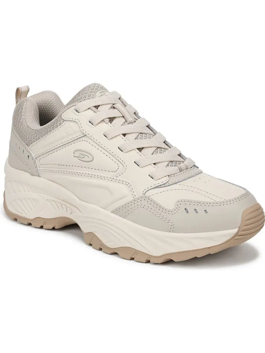 Кроссовки на платформе с круглым носком и шнуровкой Selena Dr. Scholl's, Whitecap Leather