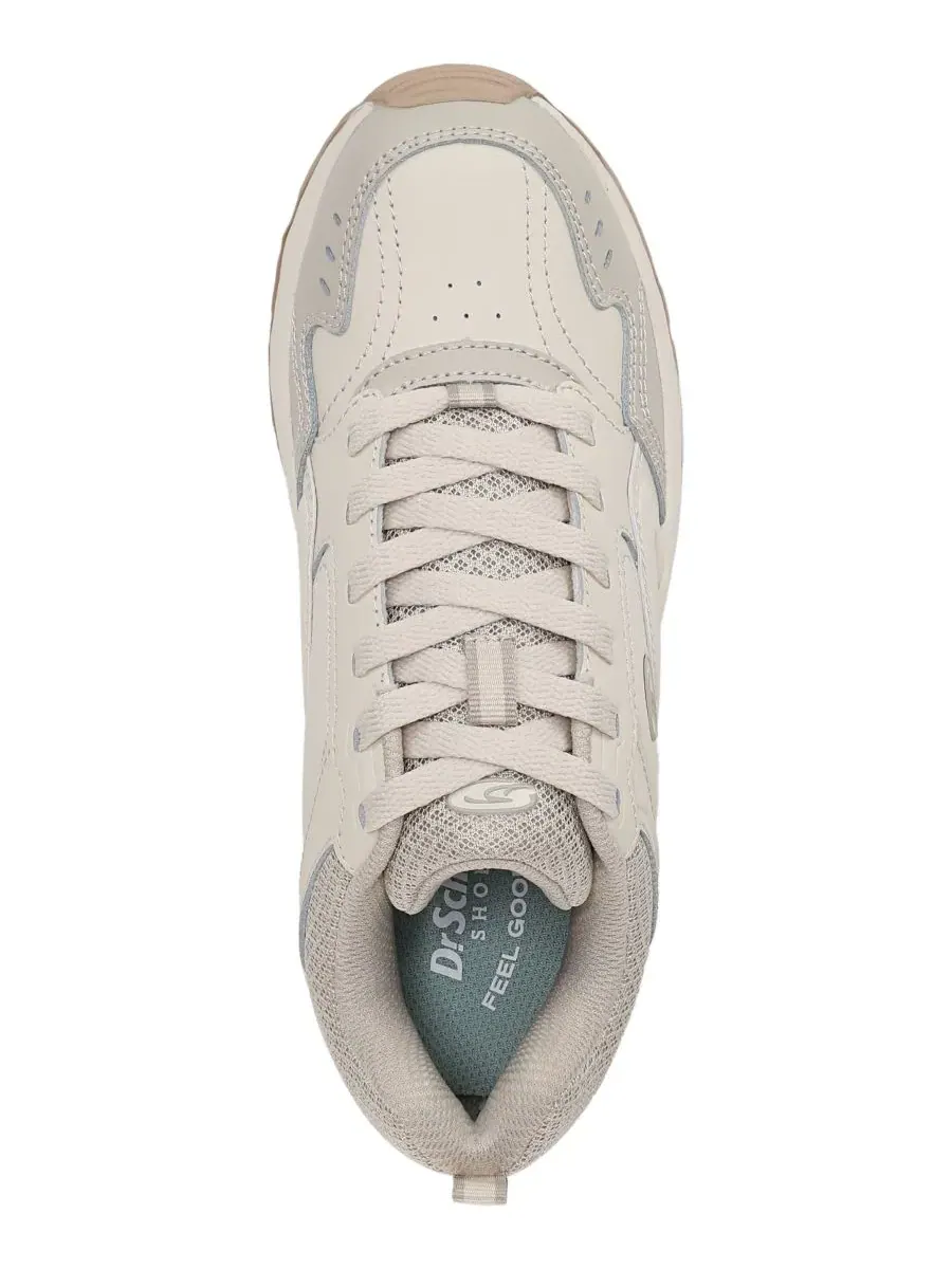 Кроссовки на платформе с круглым носком и шнуровкой Selena Dr. Scholl's, Whitecap Leather — изображение 4 из 5