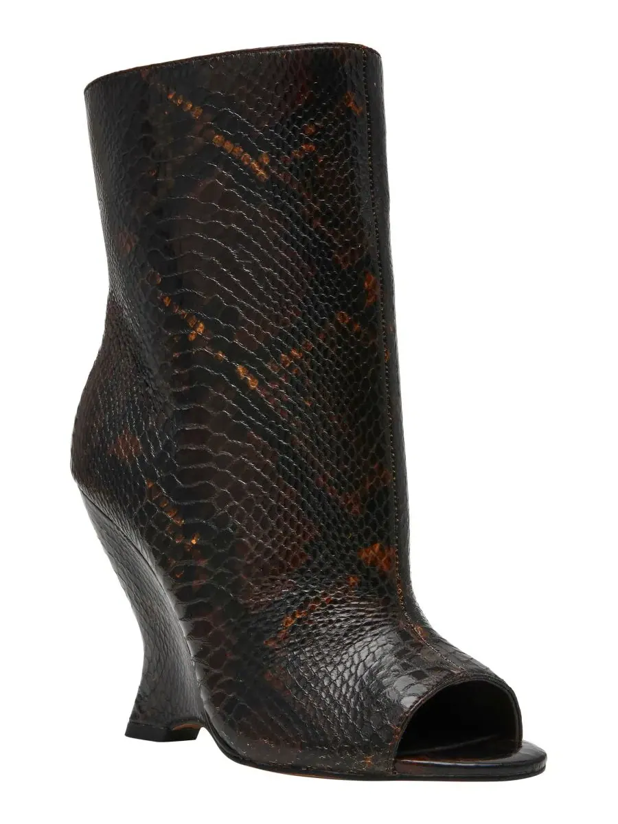 Ботильоны на танкетке с открытым мысом Rylix Sculpted Steve Madden — изображение 1 из 6, коричневый мульти