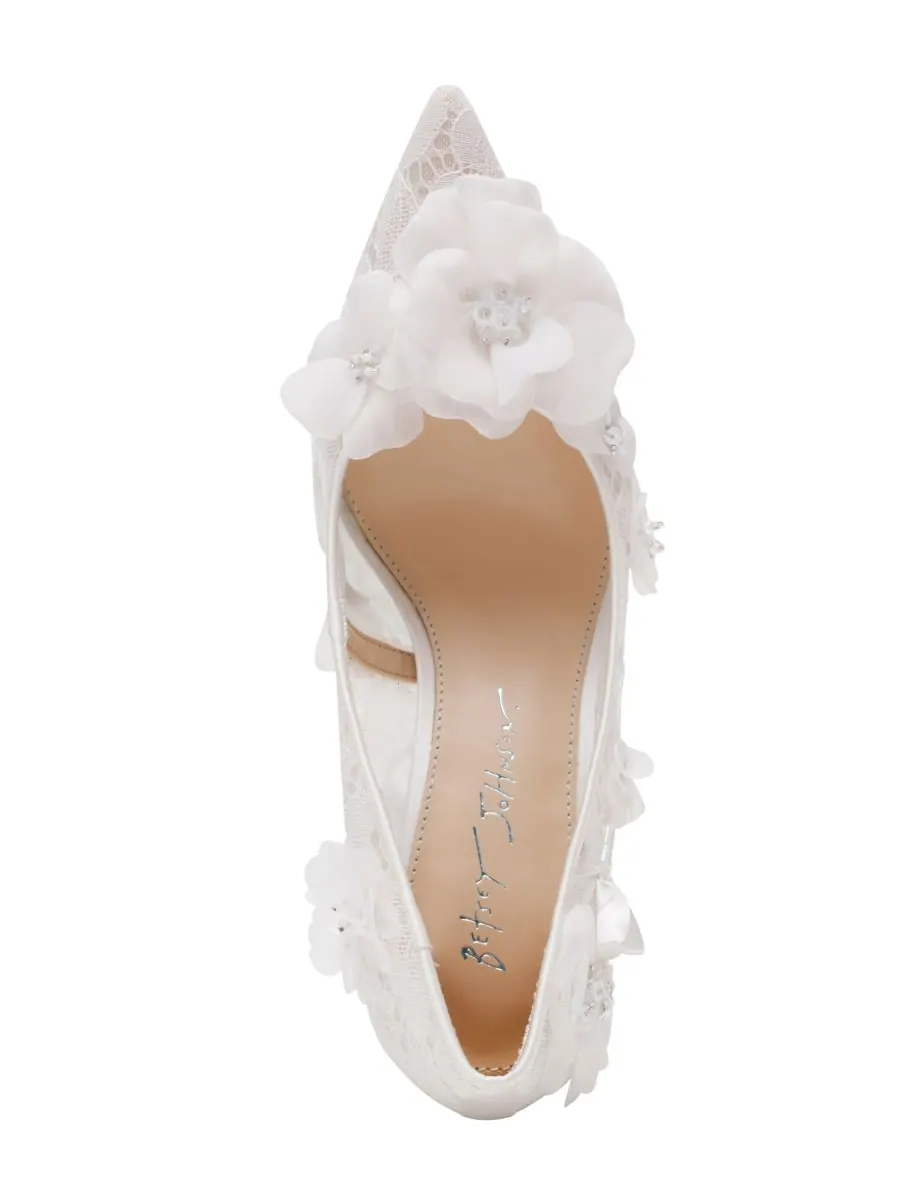 Женские туфли-лодочки на шпильке Darcy Betsey Johnson — изображение 4 из 5, белый