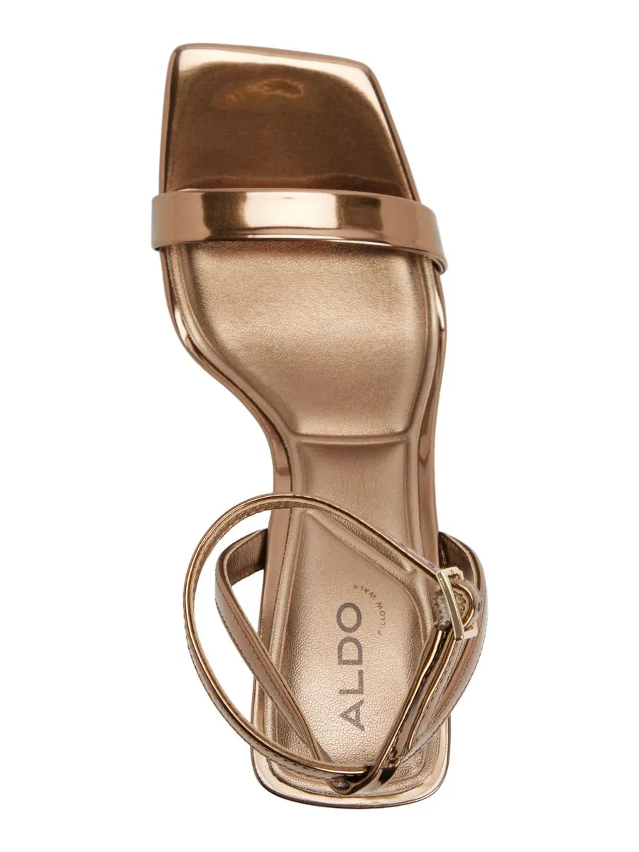 Женские сандалии Azzira с квадратным носком ALDO — изображение 4 из 5, золотистый