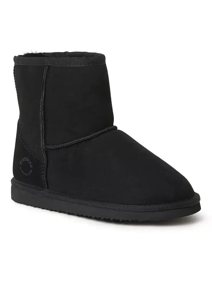 Женские ботинки Rosebery из натуральной овчины Dearfoams — изображение 1 из 7, черный