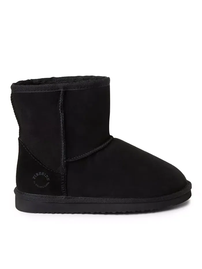 Женские ботинки Rosebery из натуральной овчины Dearfoams — изображение 2 из 7, черный