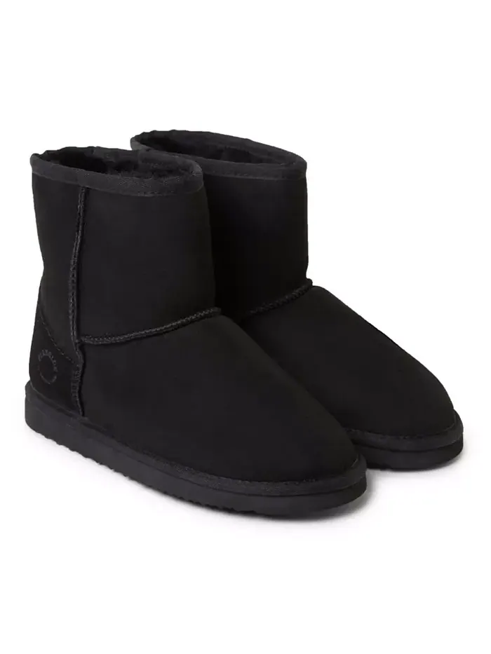 Женские ботинки Rosebery из натуральной овчины Dearfoams — изображение 3 из 7, черный