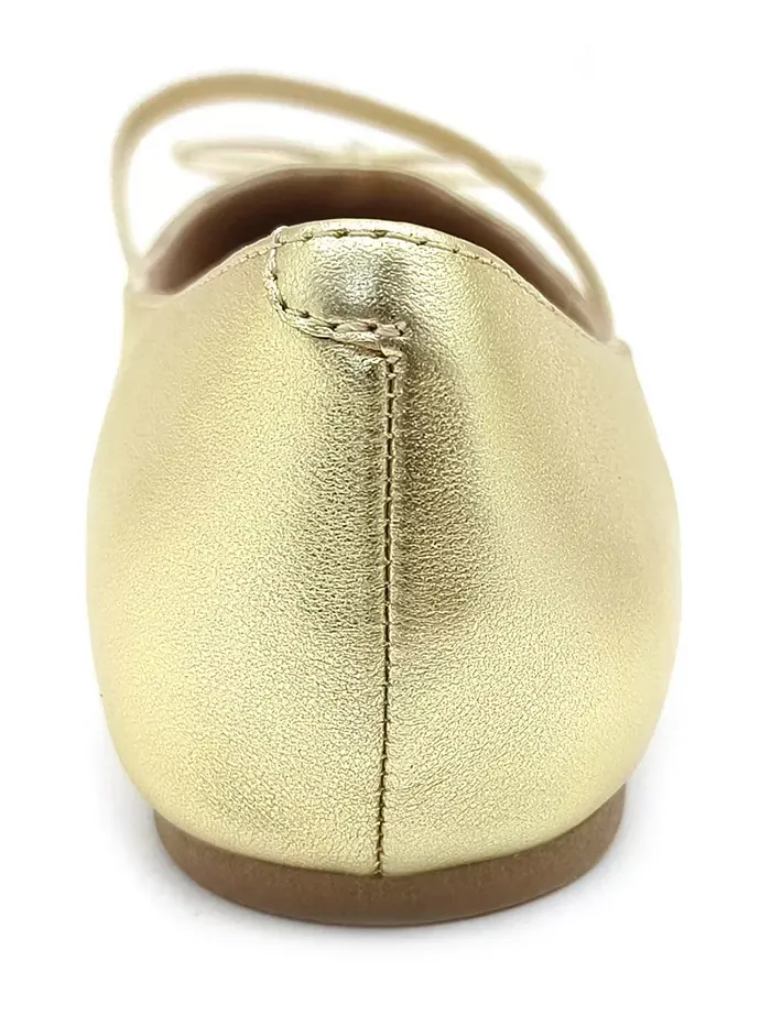 Женские балетки Myra с квадратным носком Kenneth Cole New York — изображение 3 из 12, золотистый