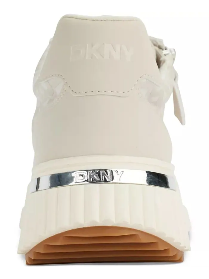 Женские кроссовки Lissa Logo Platform DKNY — изображение 3 из 9, конопляный