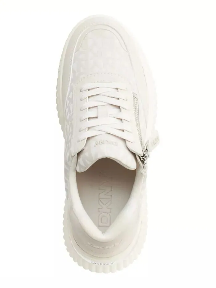 Женские кроссовки Lissa Logo Platform DKNY — изображение 4 из 9, конопляный