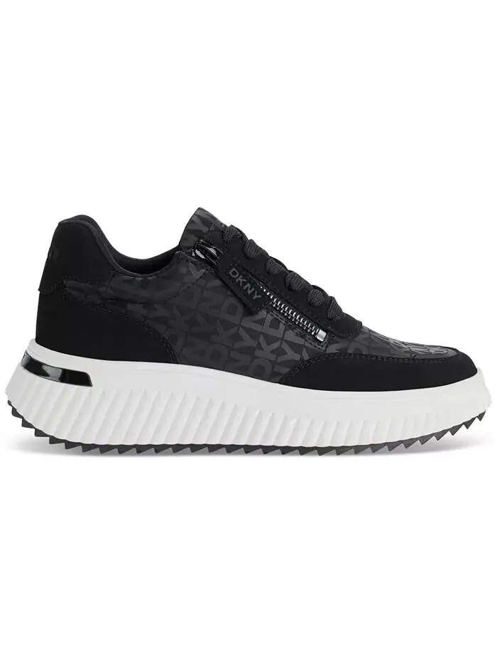 Женские кроссовки Lissa Logo Platform DKNY — изображение 6 из 9, конопляный
