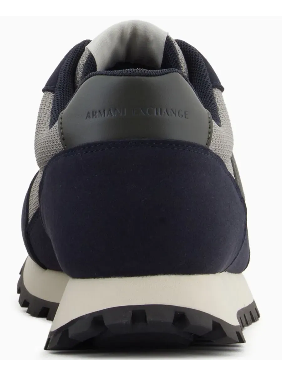 Мужские кроссовки на шнуровке Drop A|X Armani Exchange — изображение 3 из 5, черный/белый