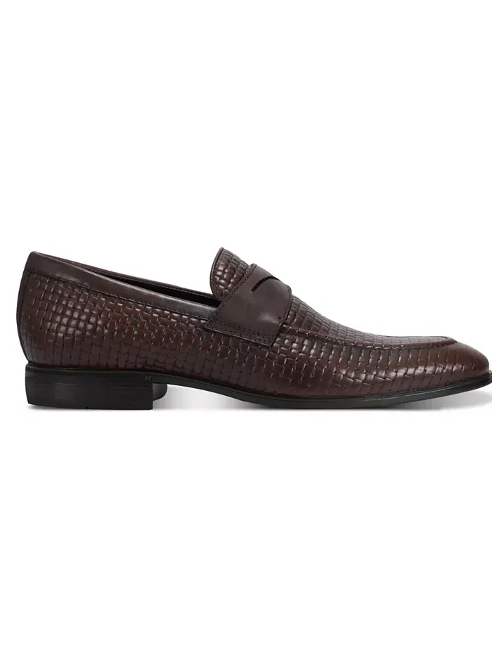 Мужские классические лоферы Cory Slip On с ремешком Rockport — изображение 2 из 5, коричневый