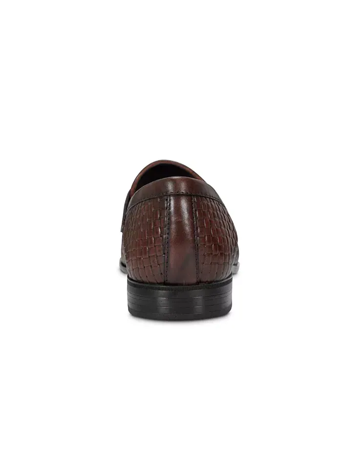 Мужские классические лоферы Cory Slip On с ремешком Rockport — изображение 3 из 5, коричневый
