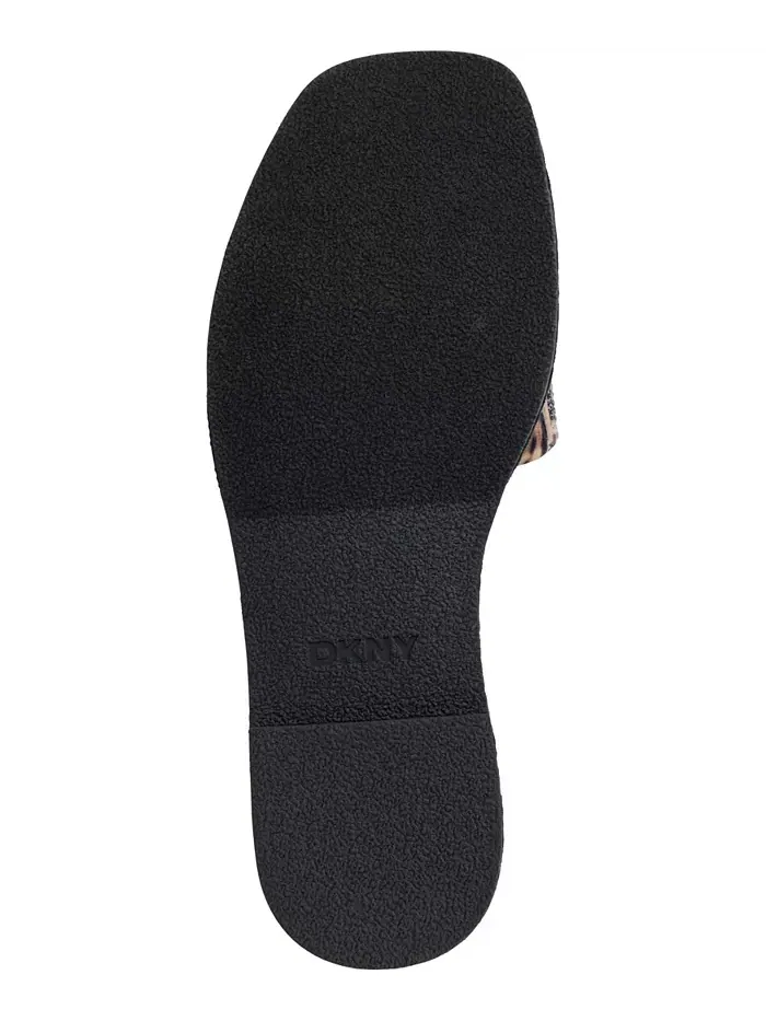 Женские сандалии Badin Slide на плоской подошве DKNY — изображение 5 из 5, леопардовый