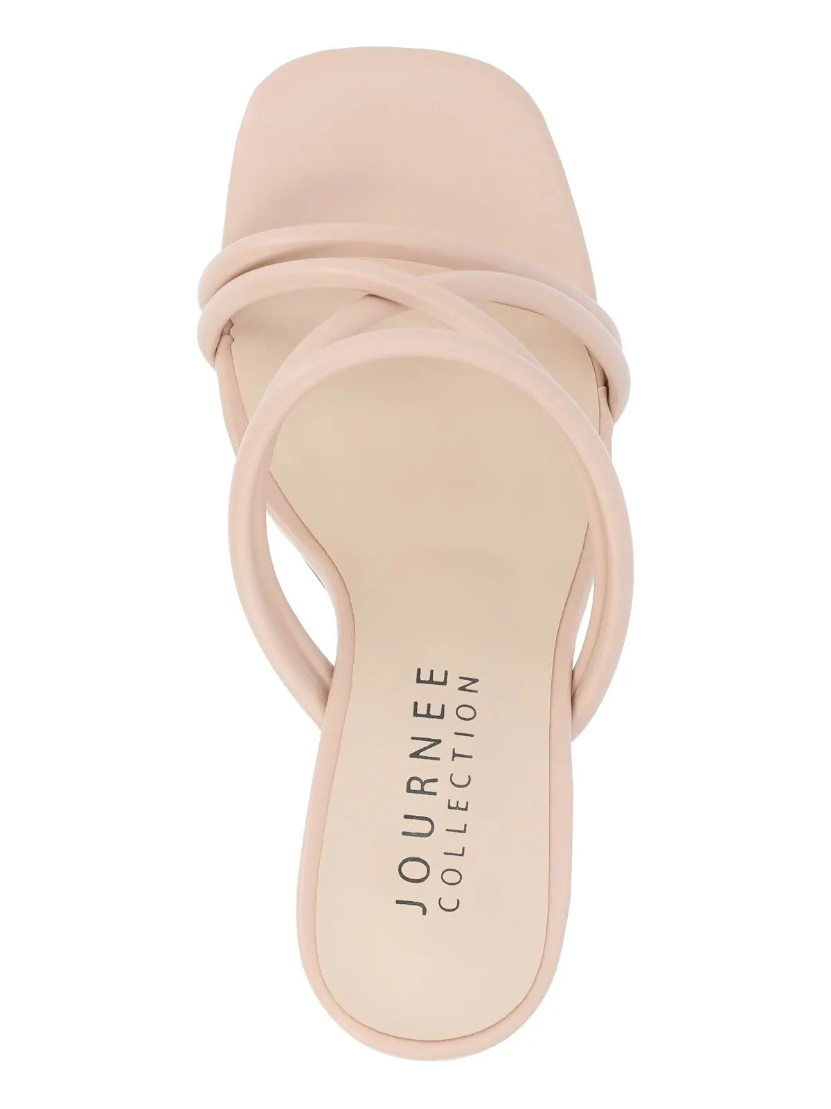 Женские сандалии Louise Crosscross Journee Collection — изображение 4 из 6, нудовый