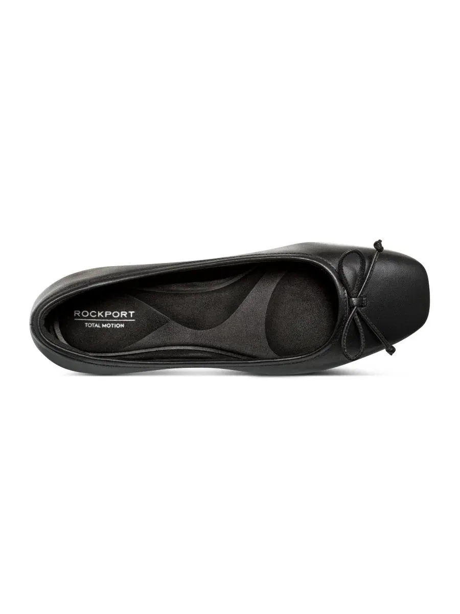 Балетки Rockport Sadie Square Toe Slip-On Ballet Dress Flats — изображение 4 из 5, черный