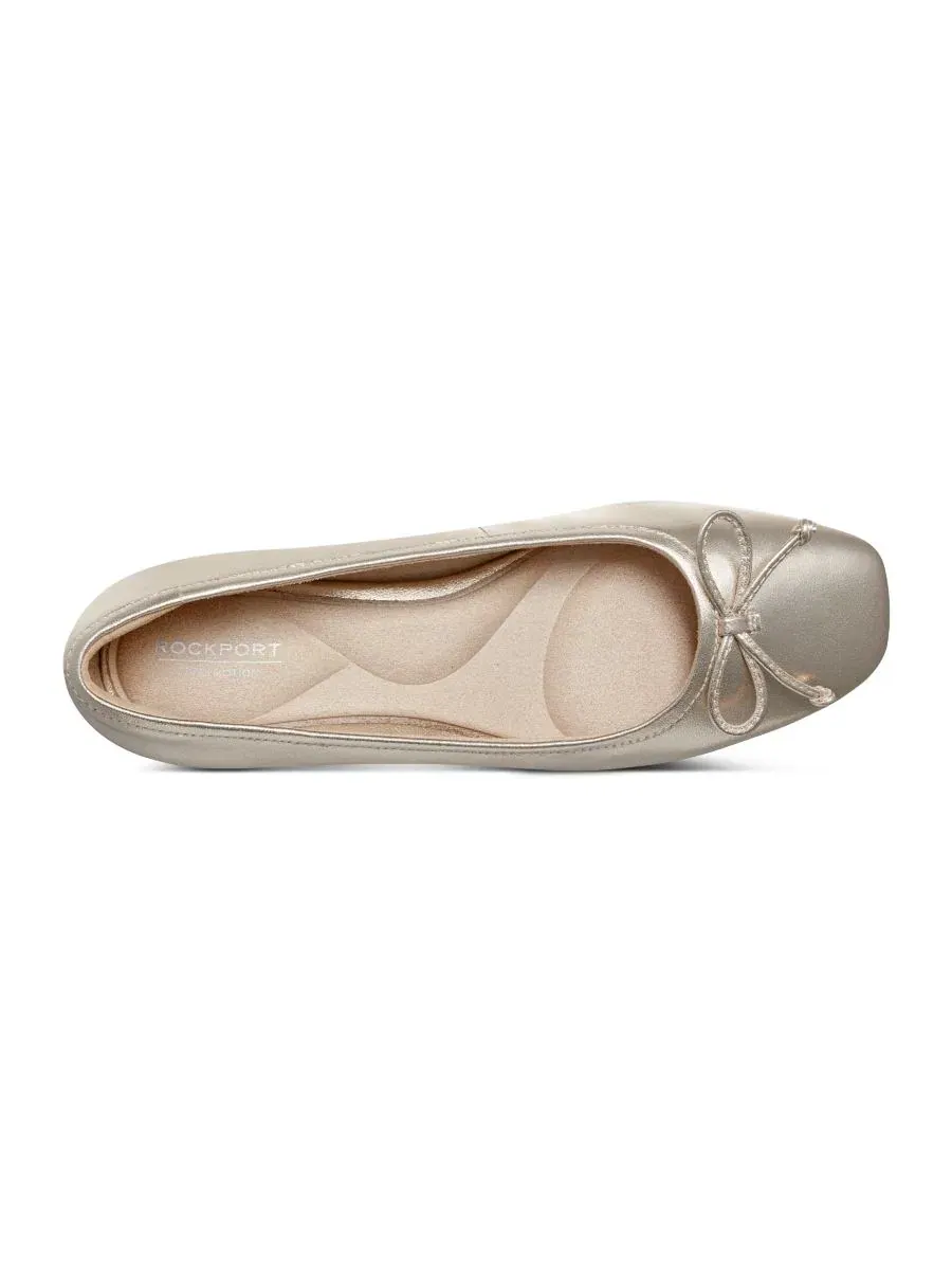 Балетки Rockport Sadie Square Toe Slip-On — изображение 4 из 5, золотистый