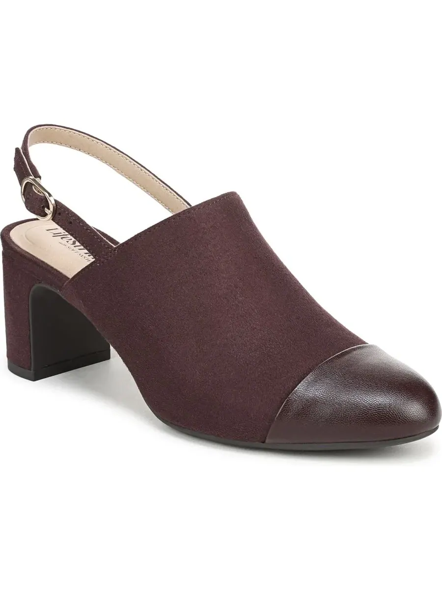 Туфли-лодочки Tessa Slingback LifeStride, Chocolate Plum Microsuede