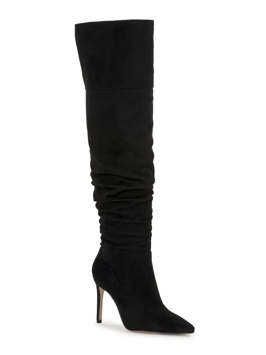 Ботинки-ботфорты Olyra Stiletto Over-the-Knee Jessica Simpson — изображение 1 из 5, черный