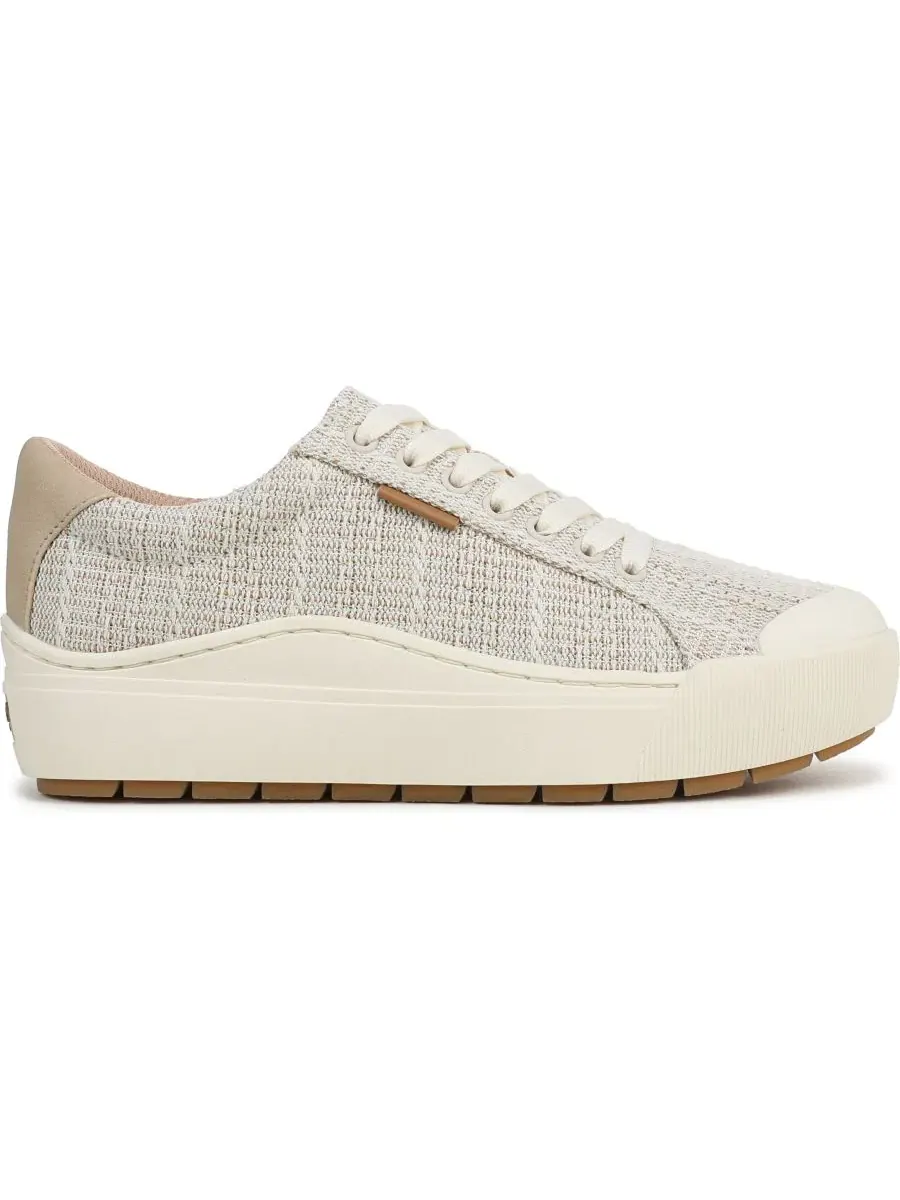 Кроссовки на платформе с шнуровкой Time Off Lace Up Dr. Scholl's — изображение 2 из 5, светлый золотистый