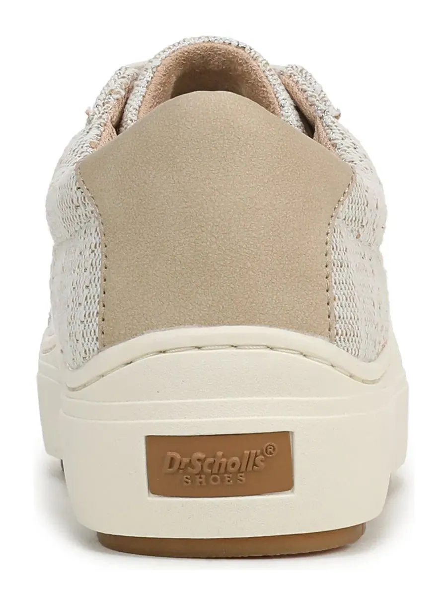 Кроссовки на платформе с шнуровкой Time Off Lace Up Dr. Scholl's — изображение 3 из 5, светлый золотистый