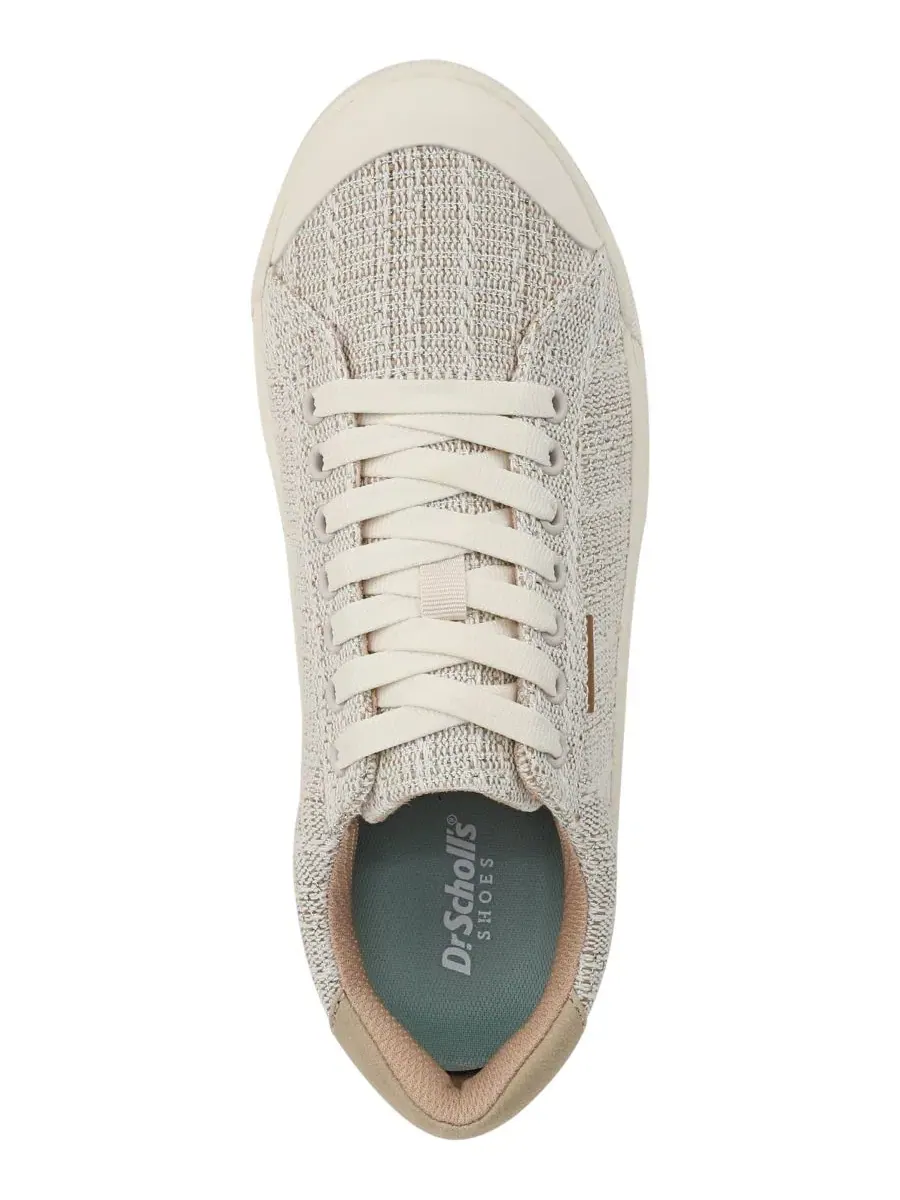 Кроссовки на платформе с шнуровкой Time Off Lace Up Dr. Scholl's — изображение 4 из 5, светлый золотистый