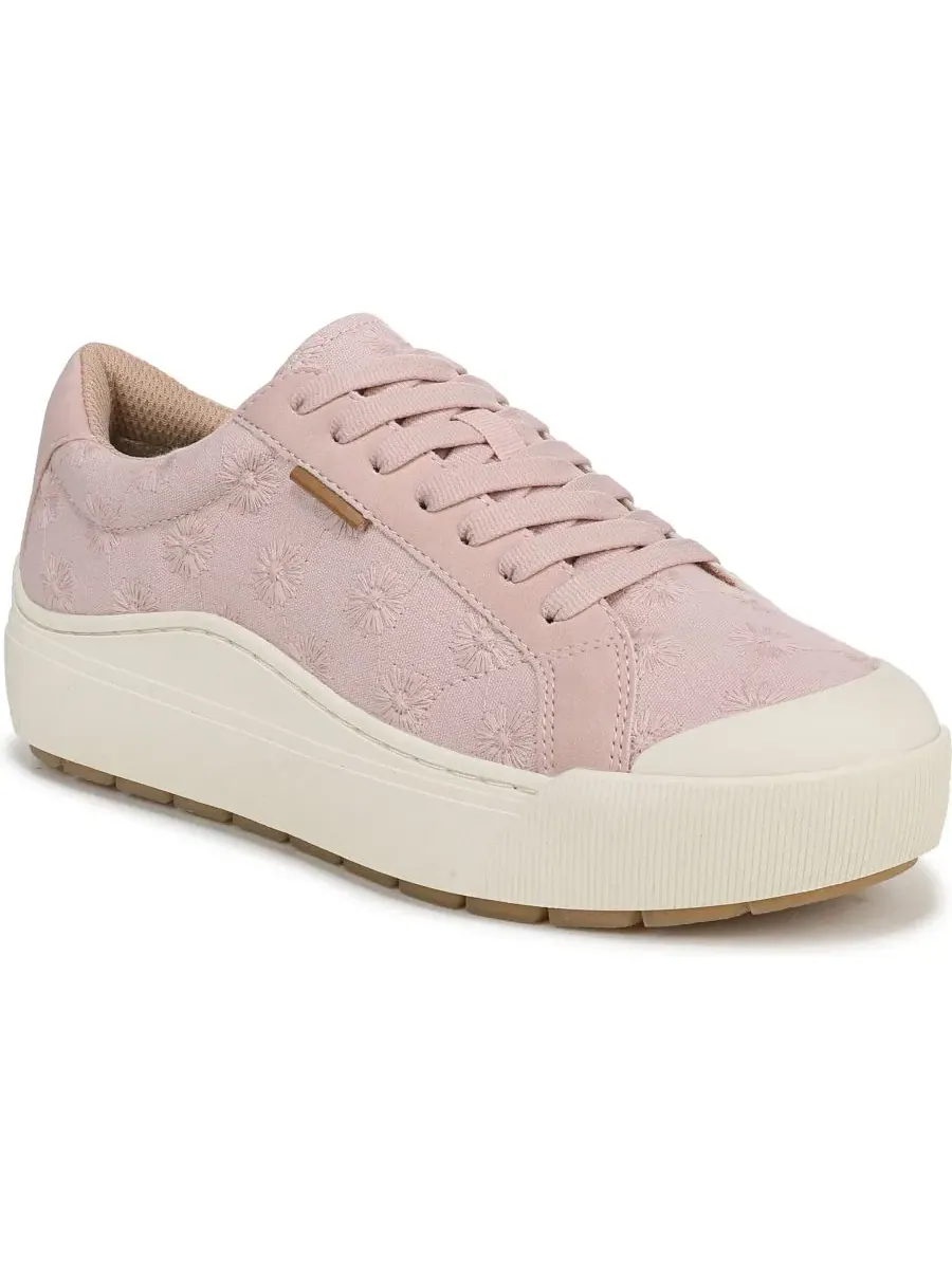 Кроссовки на платформе с принтом Time Off Lace Up Dr. Scholl's, Blush Print Fabric