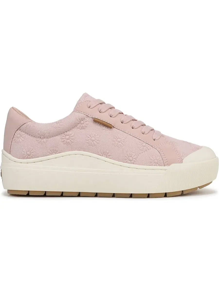 Кроссовки на платформе с принтом Time Off Lace Up Dr. Scholl's, Blush Print Fabric — изображение 2 из 5