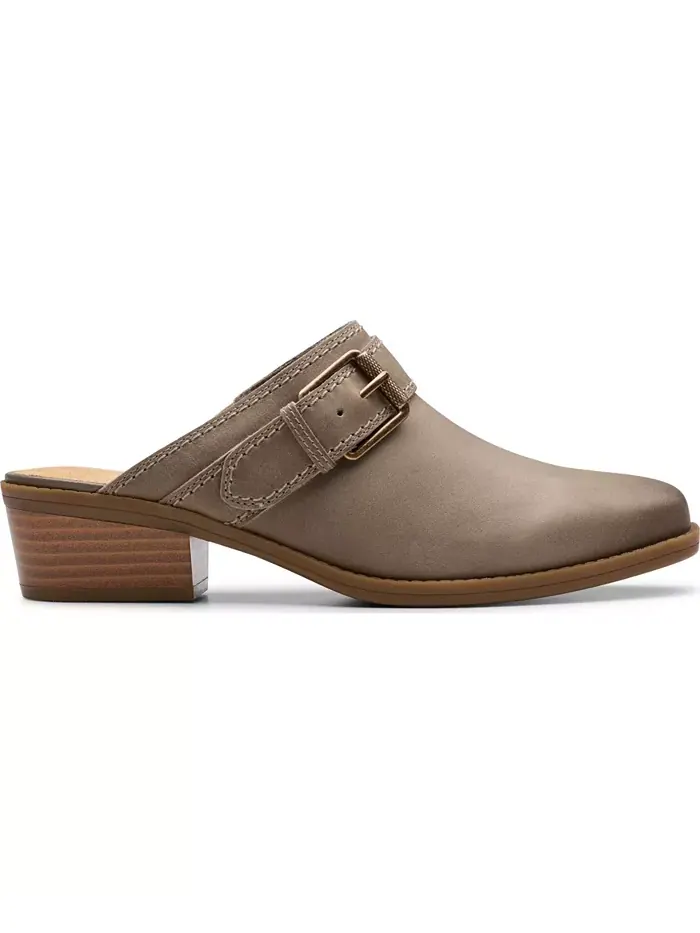 Мюли женские Clarks Danyelle Mist Slip-On — изображение 2 из 5, бежевый/бежевый