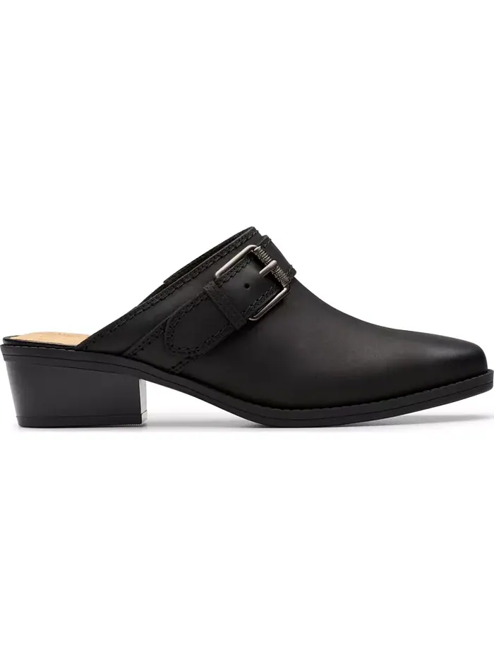 Мюли женские Clarks Danyelle Mist Slip-On — изображение 2 из 6, черный