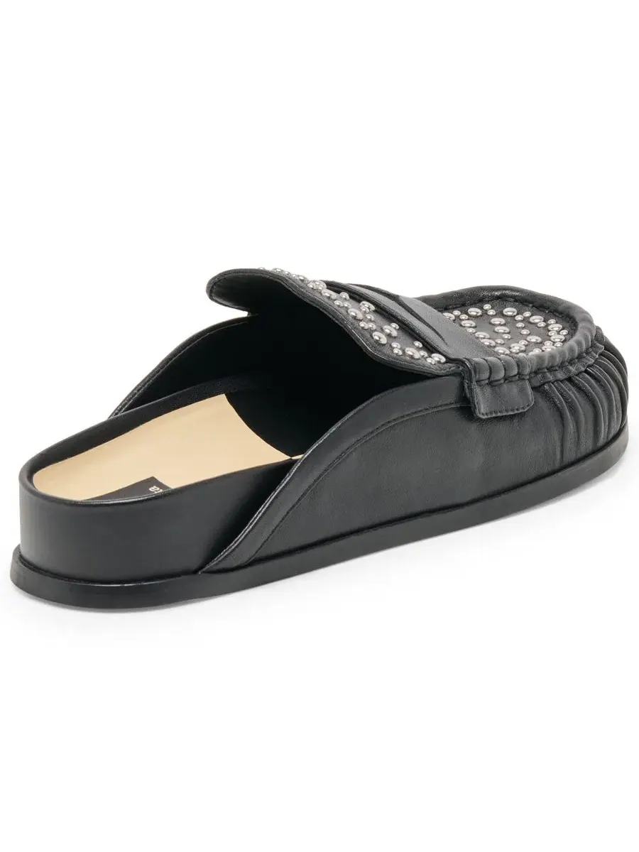 Женские мюли-лоферы с отделкой шипами и пряжкой Jordero Stud Buckle Dolce Vita — изображение 6 из 7, черный