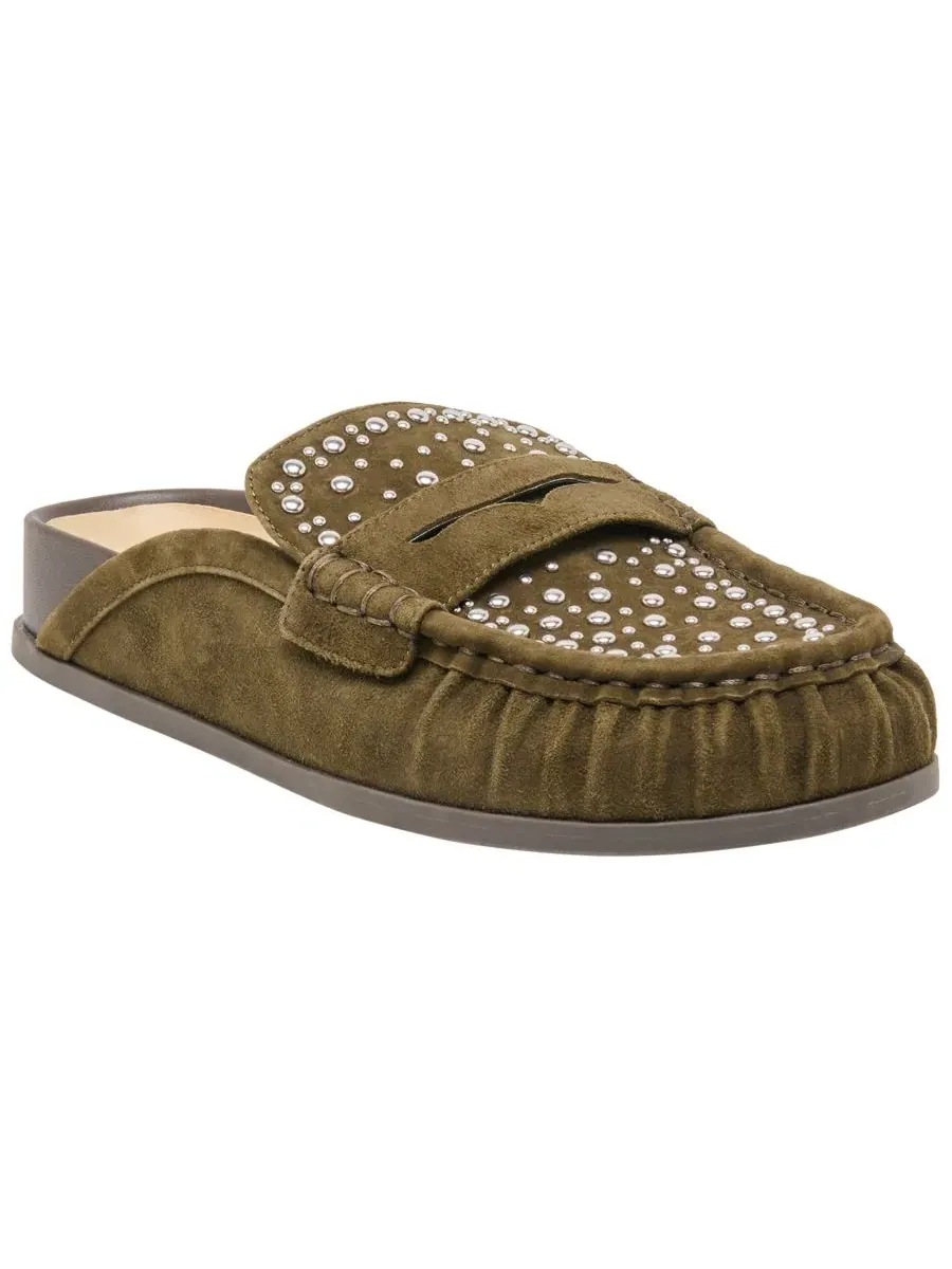 Мюли-лоферы с пряжкой Jordero Stud Dolce Vita, Moss Suede — изображение 1 из 7