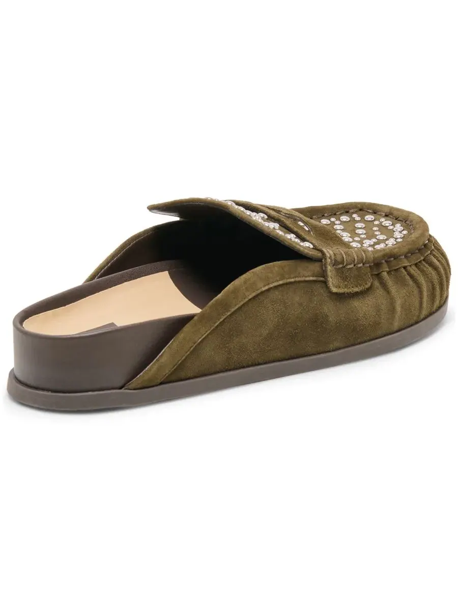 Мюли-лоферы с пряжкой Jordero Stud Dolce Vita, Moss Suede — изображение 6 из 7