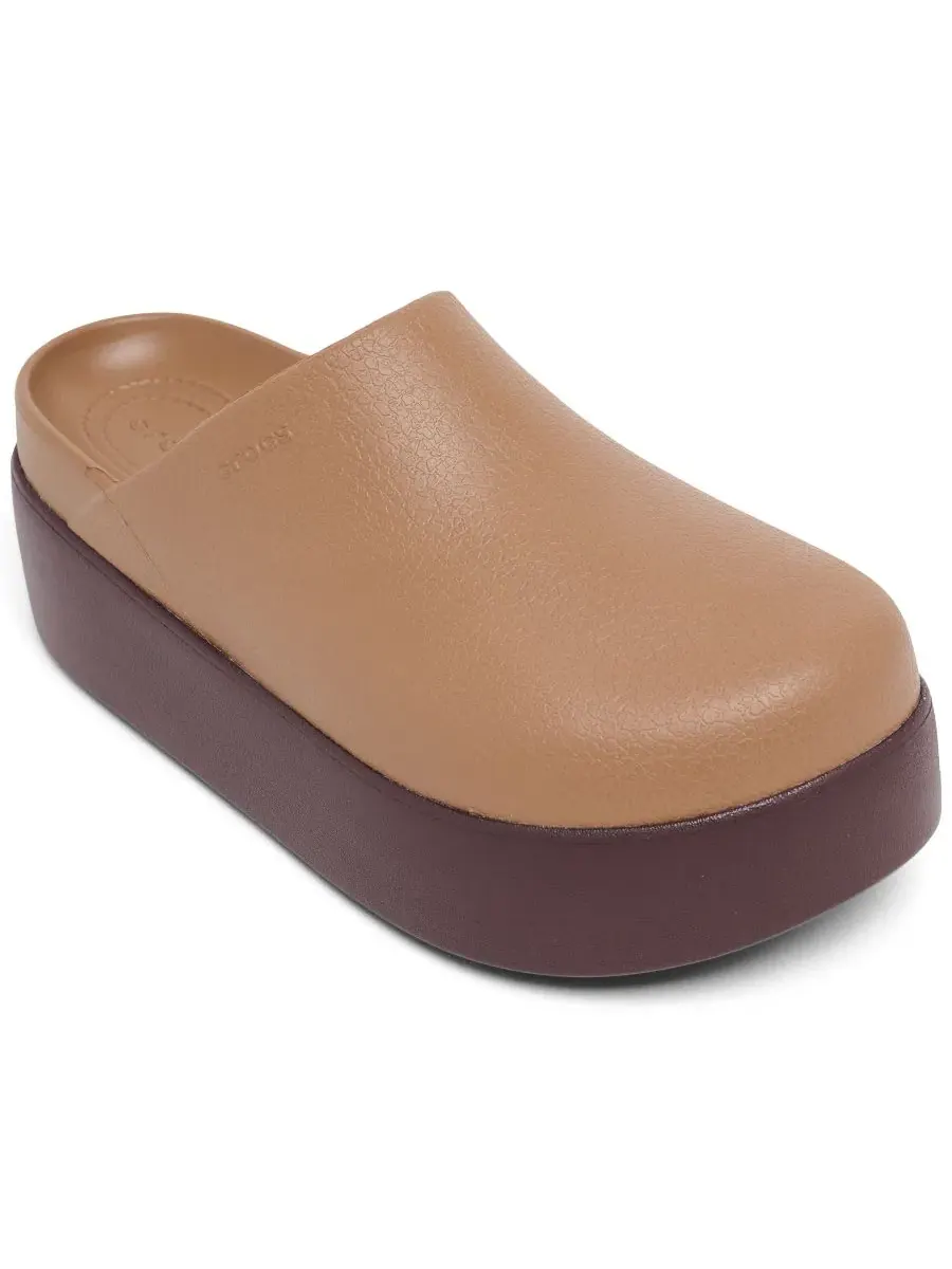 Платформенные клоги Dylan на каблуке 5,5 см Crocs