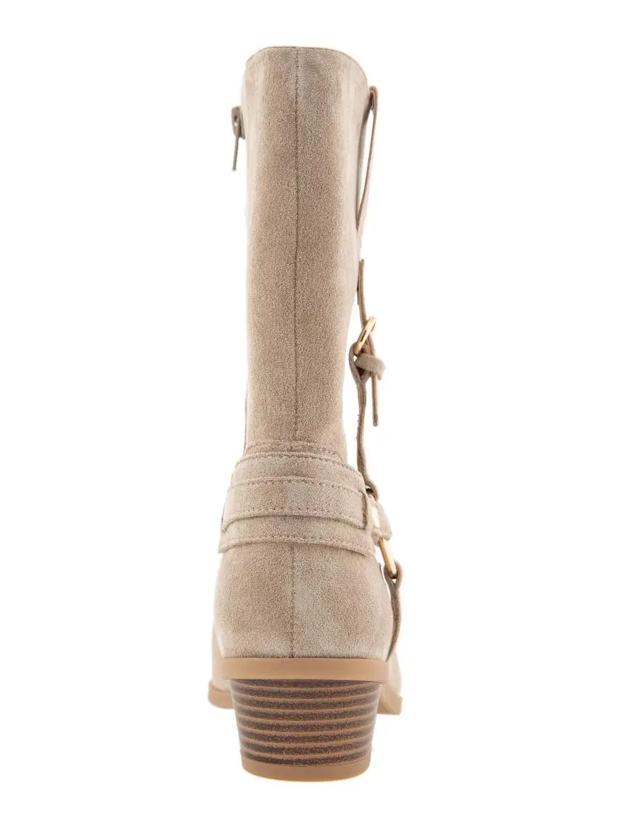 Ботинки с каблуком-блоком Edi Harness Bootie BCBG — изображение 3 из 5, тауп