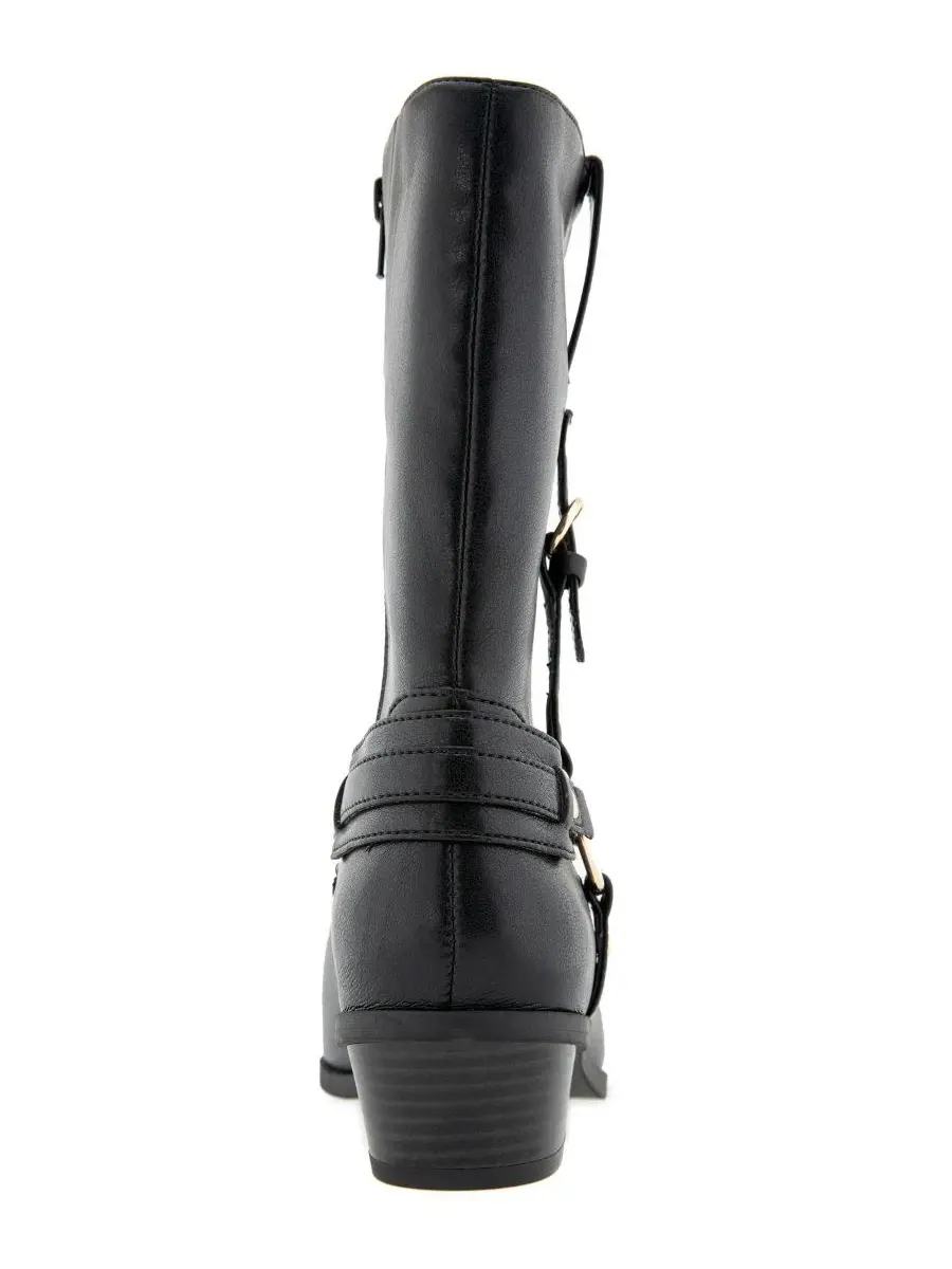 Ботинки-челси на каблуке с молнией Edi BCBG — изображение 3 из 5, черный