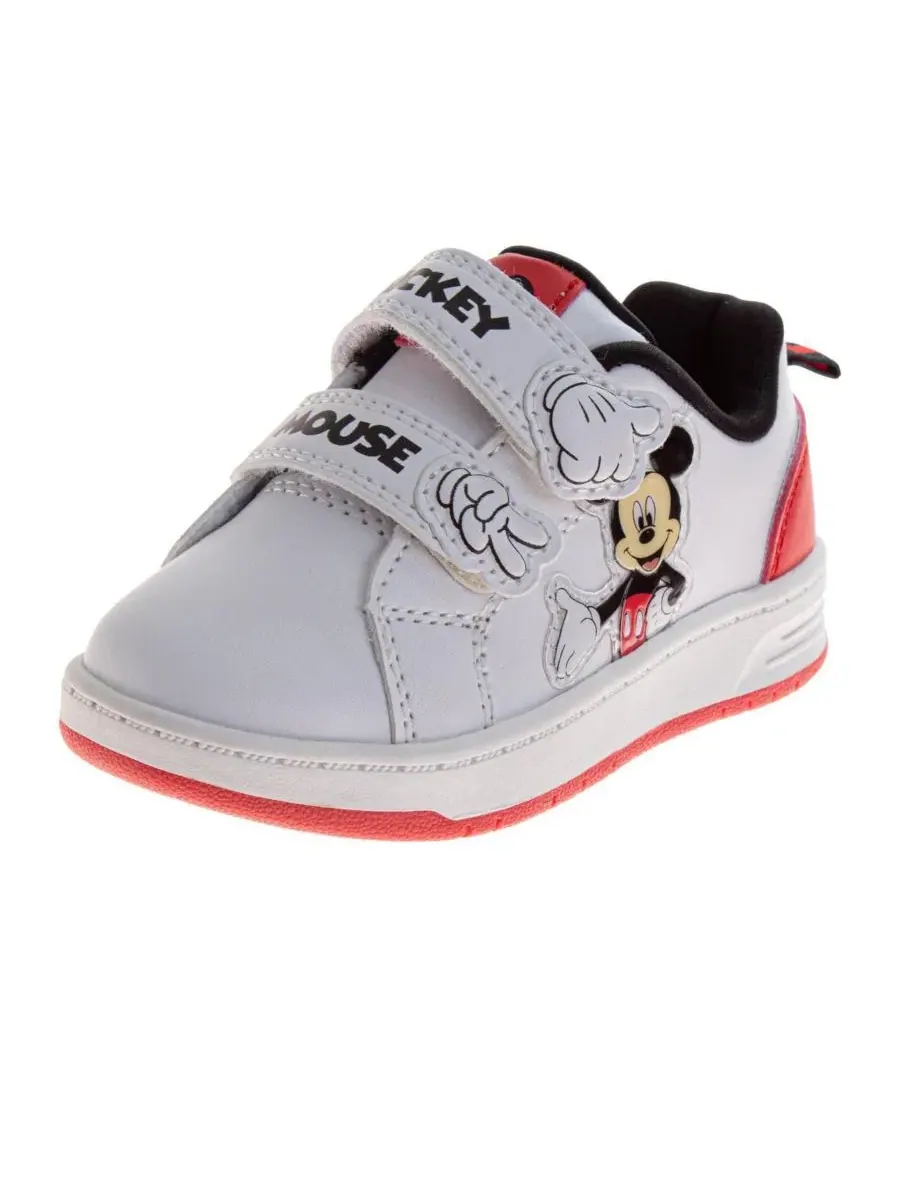 Кроссовки детские с принтом Mickey Mouse Disney — изображение 1 из 3, белый красный