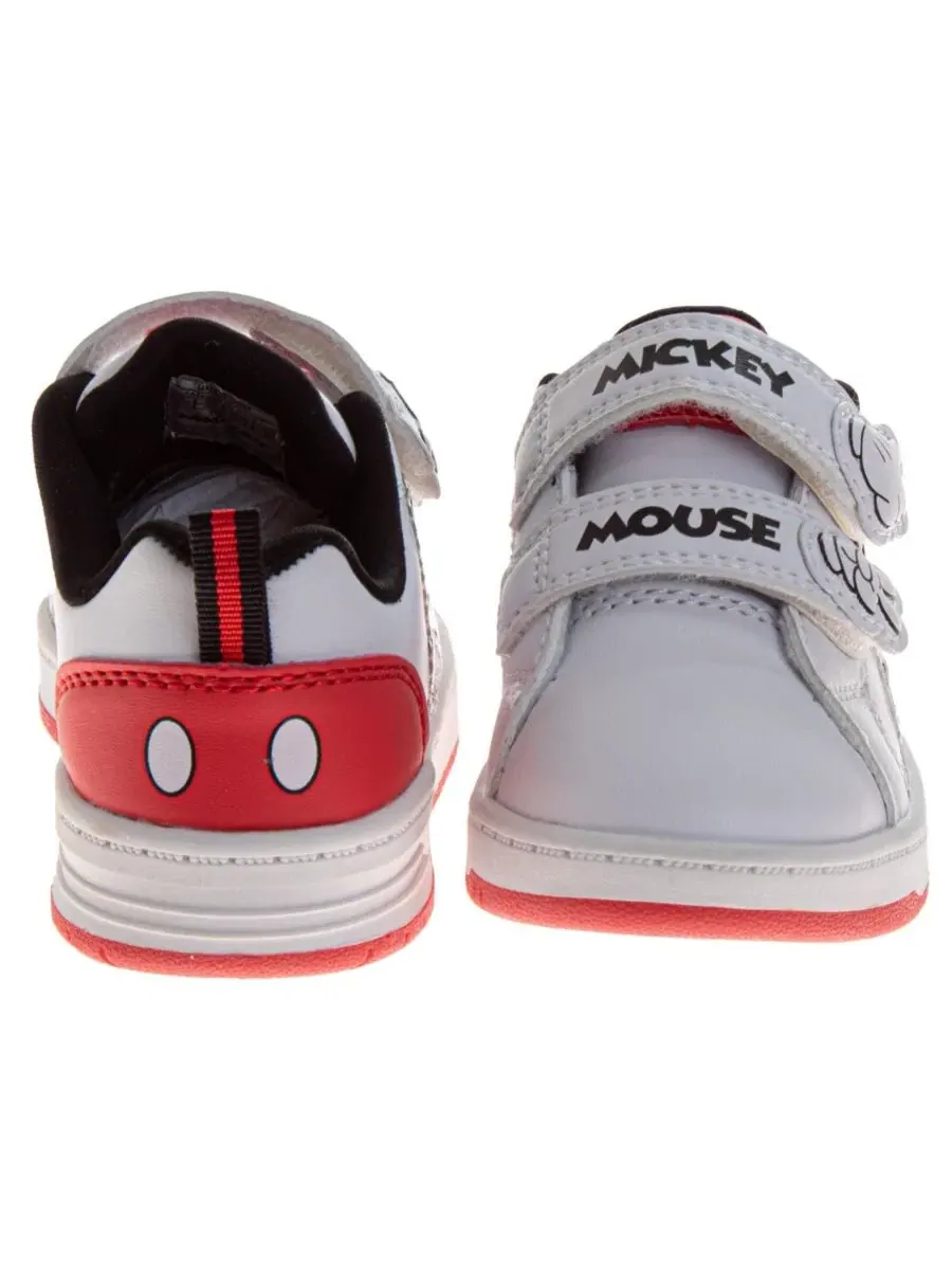 Кроссовки детские с принтом Mickey Mouse Disney — изображение 3 из 3, белый красный