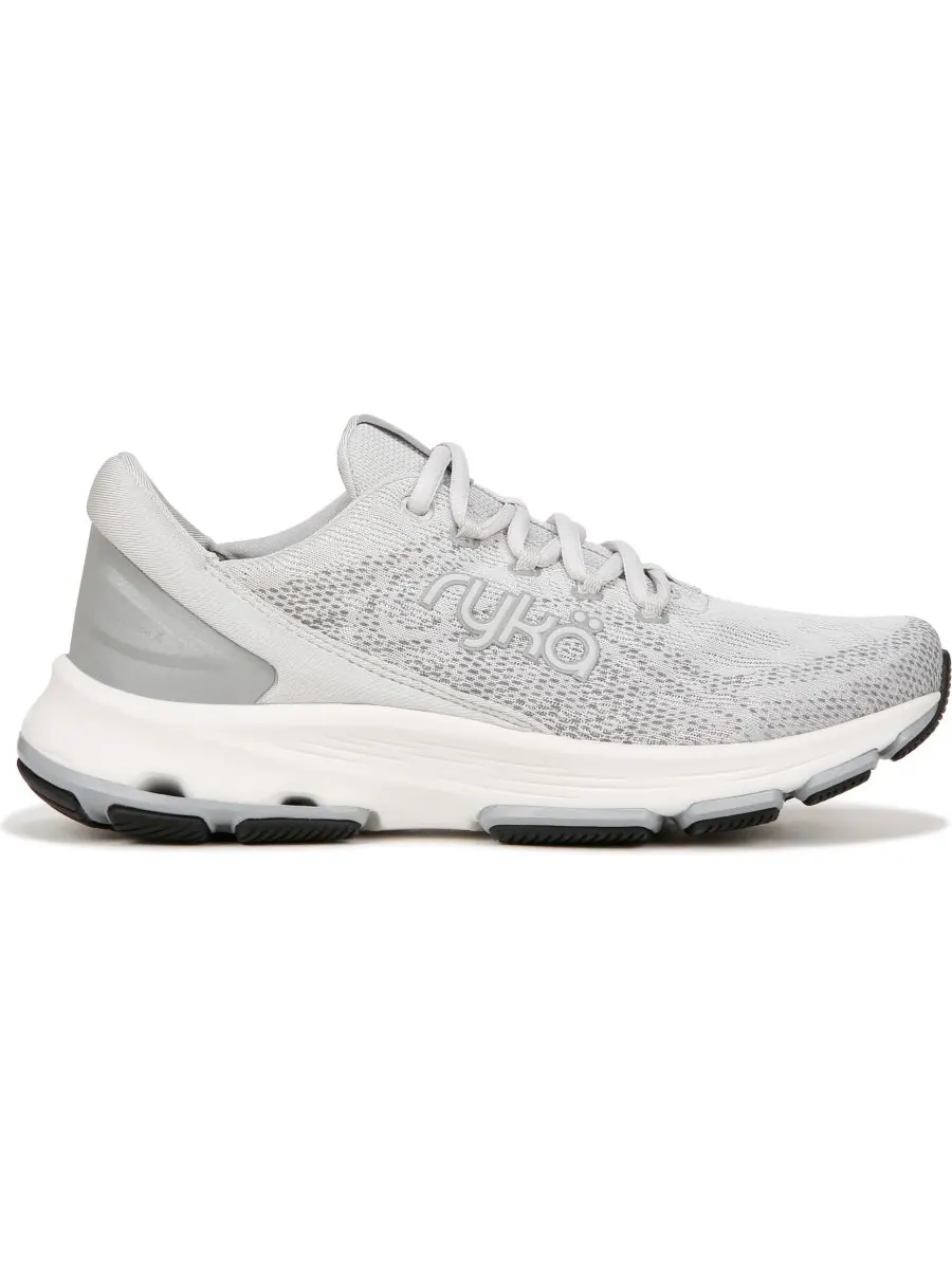 Женские кроссовки Devotion X на шнуровке для ходьбы Ryka, Metallic Mesh Fabric — изображение 2 из 10