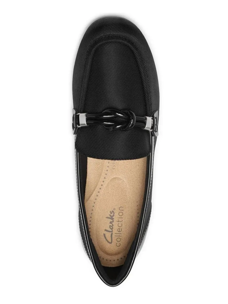 Женские лоферы Cathrynn Jazz Slip-On Clarks — изображение 4 из 6, черный