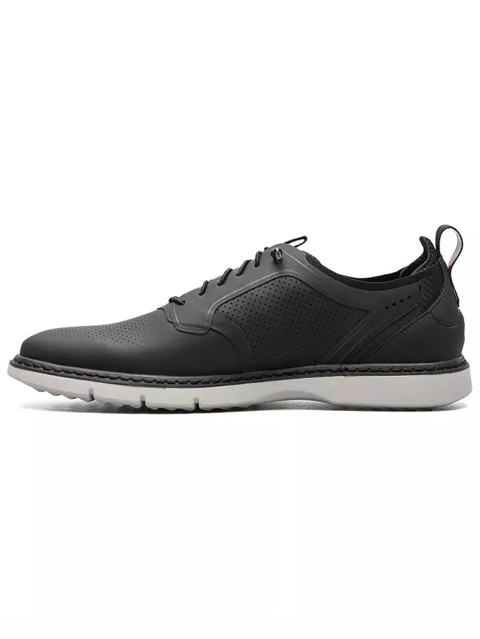 Мужские туфли Synchro Plain Toe с эластичными шнурками Stacy Adams — изображение 5 из 8, черный
