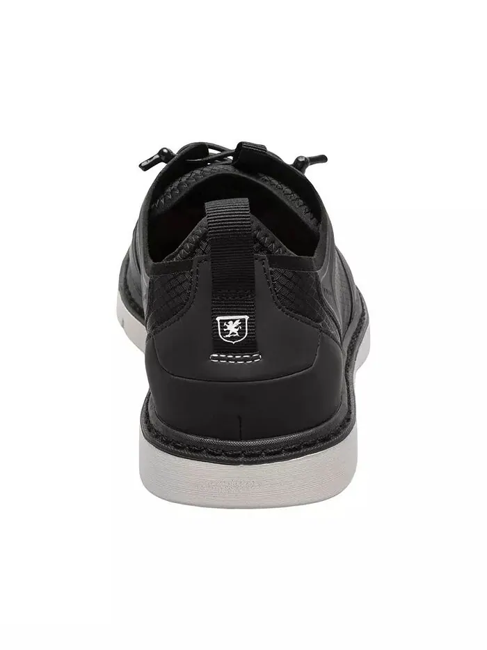 Мужские туфли Synchro Plain Toe с эластичными шнурками Stacy Adams — изображение 7 из 8, черный