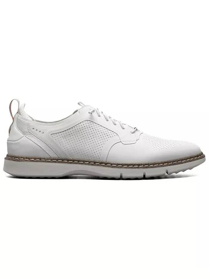 Мужские туфли Synchro Plain Toe с эластичными шнурками Stacy Adams — изображение 2 из 8, белый