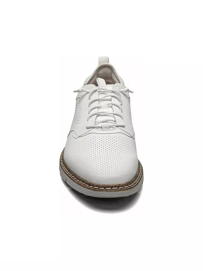 Мужские туфли Synchro Plain Toe с эластичными шнурками Stacy Adams — изображение 6 из 8, белый