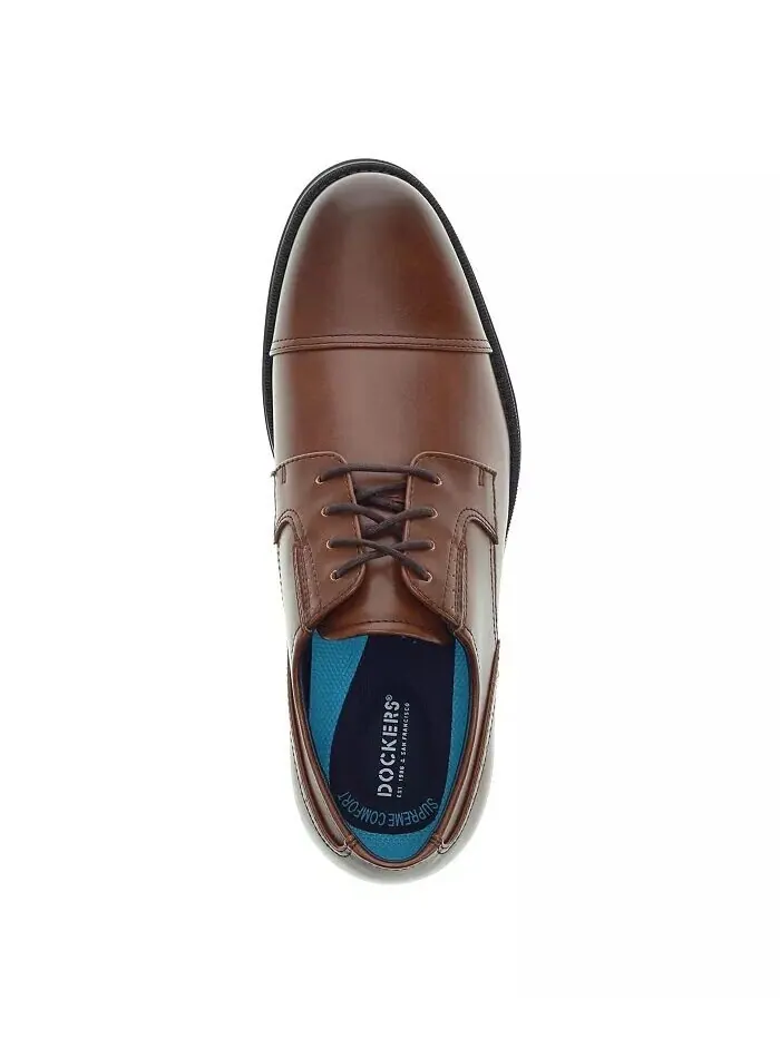 Мужские туфли Echo Lace Up Dockers — изображение 4 из 6, коричневый