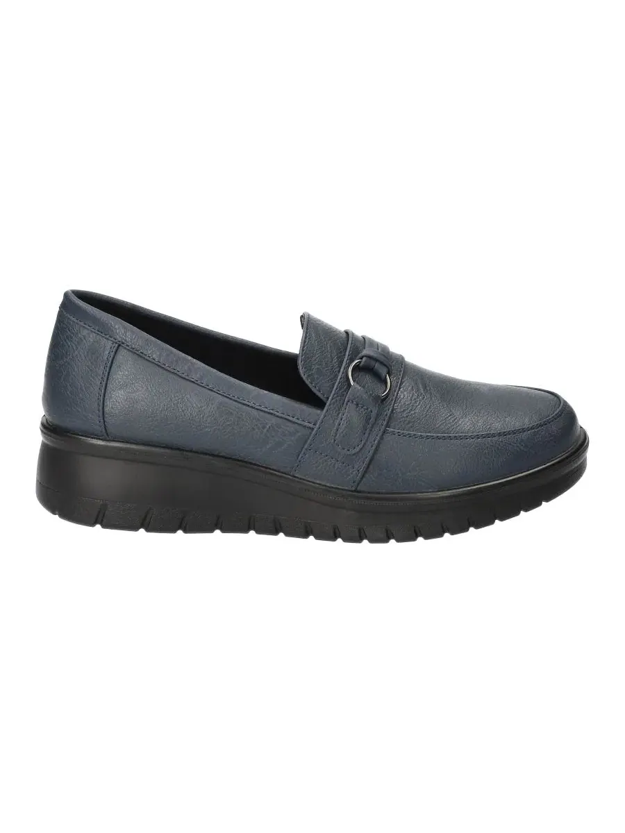 Женские лоферы Rochelle Comfort Easy Street — изображение 2 из 7, темно-синий